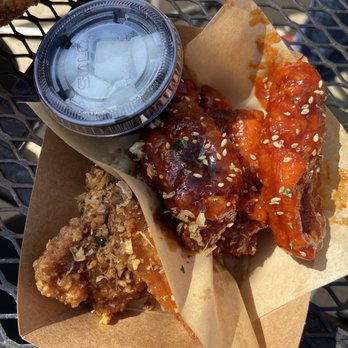 Seoulside Wings - K Sauce and Soy Garlic wings - Food Trucks Near Me