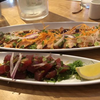 GoBistro - Ahi Poke Seared Salmon Carpaccio - Sushi Bars Near Me - Hollywood, Florida