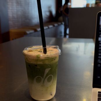 DO Coffee - matcha latte w/ guava cold foam - Coffee & Tea Near Me - Brea, California DO Coffee - matcha latte w/ guava cold foam - Coffee & Tea Near Me - Brea, California
