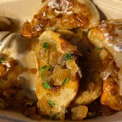 Fried pierogis!