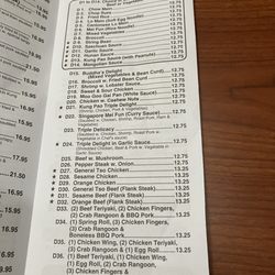 Happy Garden - Other menu