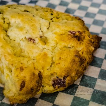 Bright Pours Cafe - Bacon Cheese Scones ($4.25) - Coffee & Tea Near Me - St. Catharines, Ontario