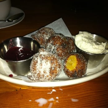 The Parlor - Fritters w/ cranberry compote and mascarpone cream - yummy - Pizza Near Me - Phoenix, Arizona The Parlor - Fritters w/ cranberry compote and mascarpone cream - yummy - Pizza Near Me - Phoenix, Arizona