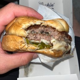 Mushroom Swiss Burger