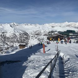 Tana Della Volpe - View down to the closest chair lift