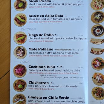 Guisados - Menu - Mexican Near Me - Pasadena, California