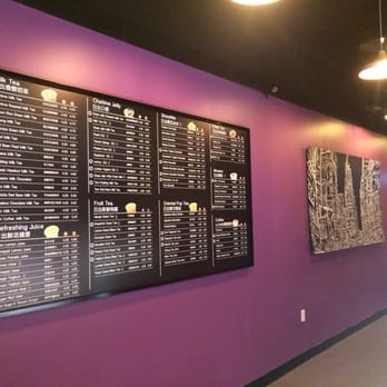 Chatime - Wall mounted menu - Coffee & Tea Near Me - Burnaby, British Columbia Chatime - Wall mounted menu - Coffee & Tea Near Me - Burnaby, British Columbia