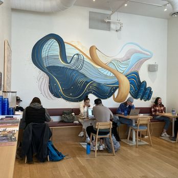Lekko Coffee - Some of the seating inside - Coffee & Tea Near Me - Cleveland, Ohio