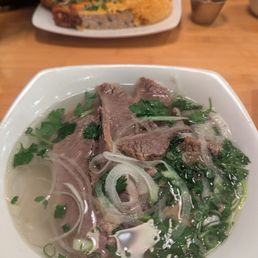 Pretty awful looking brisket pho. Pretty awful looking brisket pho.