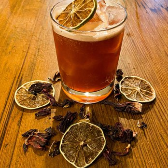St. Stephen's Green - Spinning Wheel: Hibiscus infused Black Barrell Jameson, house made ginger Syrup, lime juice - Pubs Near Me - Mountain View, California St. Stephen's Green - Spinning Wheel: Hibiscus infused Black Barrell Jameson, house made ginger Syrup, lime juice - Pubs Near Me - Mountain View, California