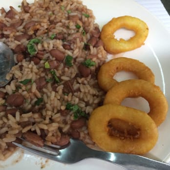 Pastelaria Belo Horizonte - Calamari with rice and beans - Bars Near Me - Lisbon, 11