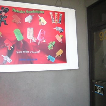 Helados Guadalajara - When it's open, the gate will be too, as seen in this picture (new sign). Ring the Doorbell/buzzer! - Ice Cream & Frozen Yogurt Near Me - Stockton, California Helados Guadalajara - When it's open, the gate will be too, as seen in this picture (new sign). Ring the Doorbell/buzzer! - Ice Cream & Frozen Yogurt Near Me - Stockton, California
