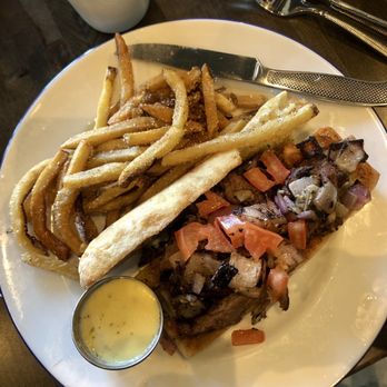 Cattle Ranch Cafe - Steak Sandwich in garlic buttered bread & French fries - Breakfast & Brunch Near Me - Chino, California Cattle Ranch Cafe - Steak Sandwich in garlic buttered bread & French fries - Breakfast & Brunch Near Me - Chino, California
