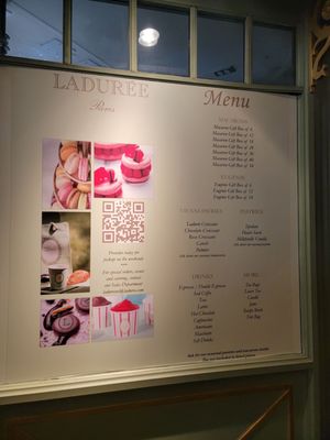 Menu photo 7 Ladurée Glendale Glendale, CA