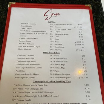 Sauce Buckhead - Menu - Italian Near Me - Atlanta, Georgia