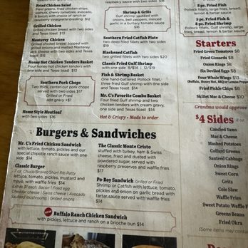 Mr C's Fried Chicken & Waffles - Menu - American Near Me - San Antonio, Texas Mr C's Fried Chicken & Waffles - Menu - American Near Me - San Antonio, Texas