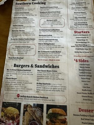 Menu photo 1 Mr C's Fried Chicken & Waffles San Antonio, TX Menu photo 1 Mr C's Fried Chicken & Waffles San Antonio, TX