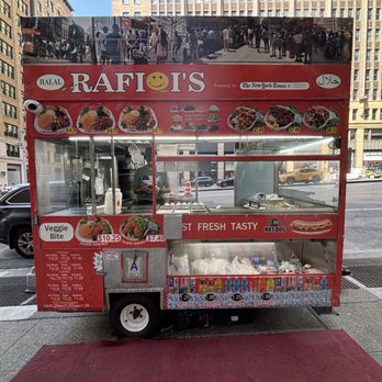 Rafiqi's - Front cart - Halal Near Me - New York, New York Rafiqi's - Front cart - Halal Near Me - New York, New York