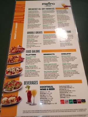 Menu photo 7 Metro Diner Brandon, FL