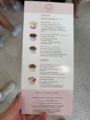 Menu photo 4 City Bowls Homewood, AL