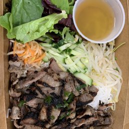 Pork Combo Vermicelli Noodle.