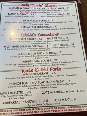 Menu photo 2 Kristin's Kafe Mishawaka, IN Menu photo 2 Kristin's Kafe Mishawaka, IN