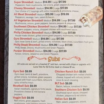 Luna Pizza Kitchen - Menu (Jan 2026) - 3 of 5 - Pizza Near Me - Delaware, Ohio