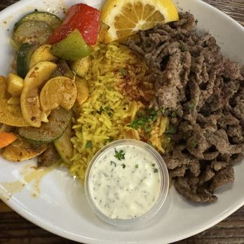 Crave Mediterranean Cafe - Beef schwarma bowl - Mediterranean Near Me - Springfield, Missouri