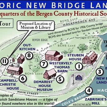 Steuben House - 1. Located at Historic New Bridge Landing. App walking tour at bergencountyhistory.org - Museums Near Me - River Edge, New Jersey Steuben House - 1. Located at Historic New Bridge Landing. App walking tour at bergencountyhistory.org - Museums Near Me - River Edge, New Jersey
