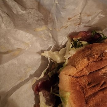 Corona Burgers - Mayo oozing out on wrapper. - Burgers Near Me - Corona, California