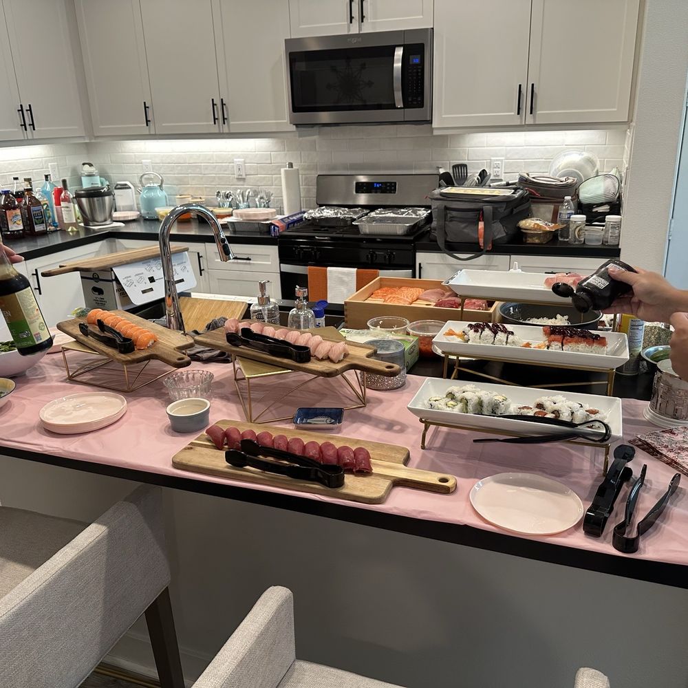 The Homakase Chef - Sushi spread - Personal Chefs Near Me