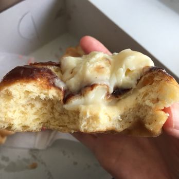 Royal Pastries & Doughnuts - Boston Cream donut--huge dollop of pastry cream on top and filled inside! - Donuts Near Me - Lake Forest, California
