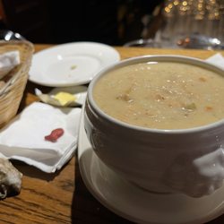 Paddy Burkes - Seafood chowder is delicious, they don't skimp out on the seafood. Mostly fish and this one was full of smoked salmon