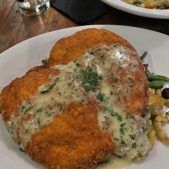 Ironwood - Crispy Jidori Chicken Schnitzel with Maitake Mushrooms - to die for!! - New American Near Me - Laguna Hills, California Ironwood - Crispy Jidori Chicken Schnitzel with Maitake Mushrooms - to die for!! - New American Near Me - Laguna Hills, California