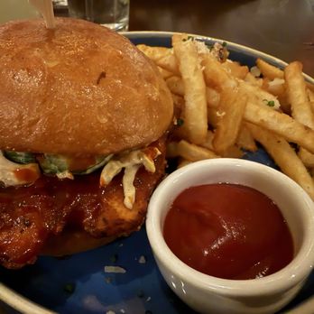Sugarcane - Korean Fried Chicken Sandwich - Lunch - Cocktail Bars Near Me - Las Vegas, Nevada Sugarcane - Korean Fried Chicken Sandwich - Lunch - Cocktail Bars Near Me - Las Vegas, Nevada