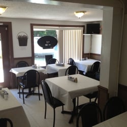 Riverside Restaurant & Catering - Nice, bright interior of this very small cafe.