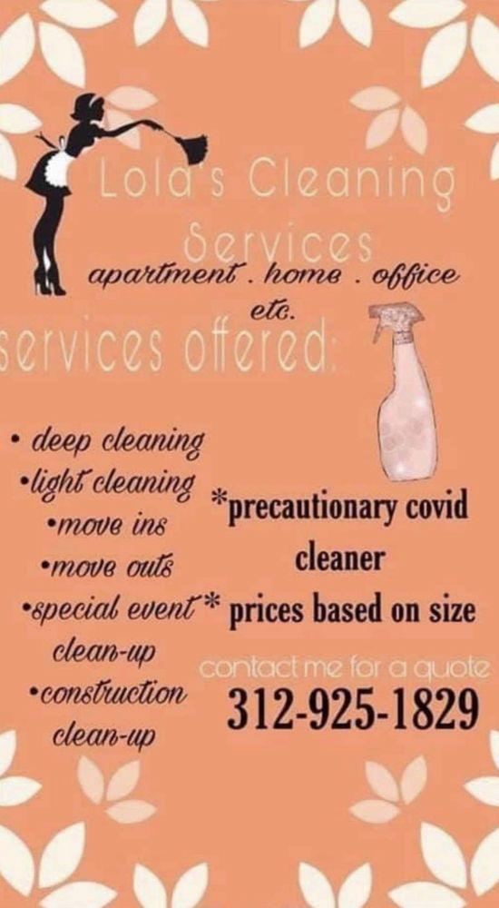 LOLA’S CLEANING - Updated July 2026 - Chicago, Illinois - Home Cleaning ...