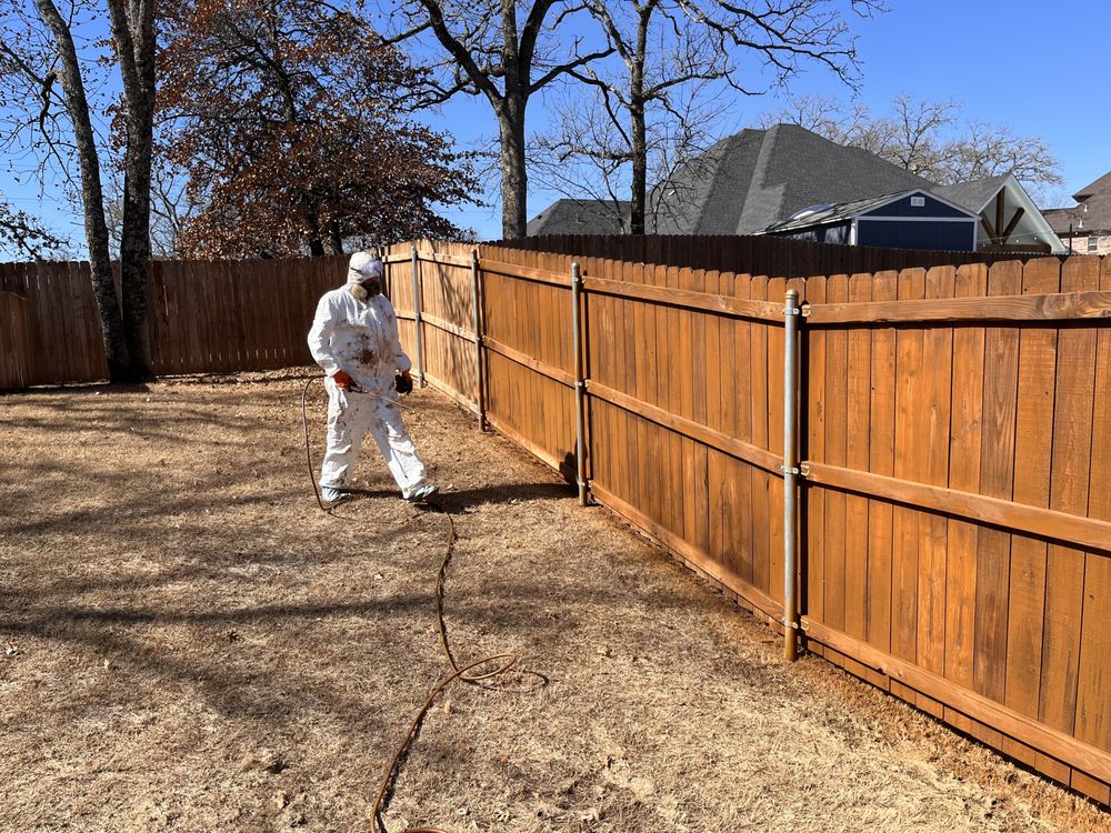 Slide of Calahan Fence Staining