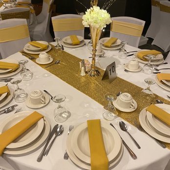 Spring Primavera Restaurant - a table set for a formal event - Portuguese Near Me - Tiverton, Rhode Island