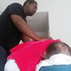 Kai Massage Therapy - Some pressure to the erector muscle group.