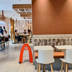 McDonald's - These are the more conventional tables near the big picture windows onto Piazza Duomo