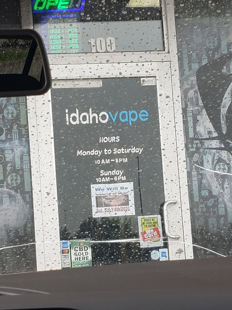 IDAHO VAPE Updated June 2024 939 S 25th E, Idaho Falls, Idaho