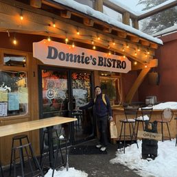 Exterior photo of Donnies Bistro - Rossland, British Columbia Exterior photo of Donnies Bistro - Rossland, British Columbia
