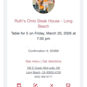 Ruth's Chris Steak House - Steakhouses Near Me - Long Beach, California Ruth's Chris Steak House - Steakhouses Near Me - Long Beach, California