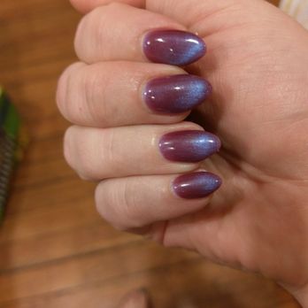 Metro Nails - Cats eye gel done by So. - Nail Salons Near Me - Providence, Rhode Island