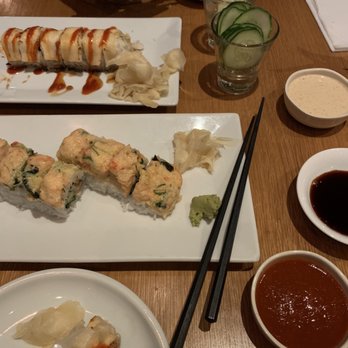 Kotobuki Restaurant - Beach monster on the top & puff the magic dragon on the bottom. Order their spicy mayo with it, so unlike any spicy mayo I've ever had! YUM - Japanese Near Me - Roslyn, New York Kotobuki Restaurant - Beach monster on the top & puff the magic dragon on the bottom. Order their spicy mayo with it, so unlike any spicy mayo I've ever had! YUM - Japanese Near Me - Roslyn, New York