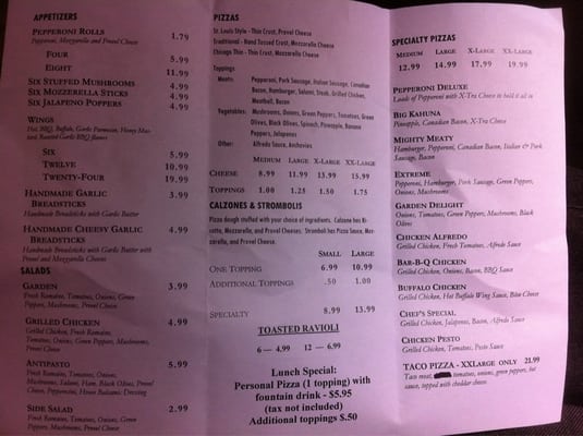 Menu photo 3 5th Street Pizza Allen, TX Menu photo 3 5th Street Pizza Allen, TX