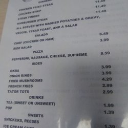 Hilltop Cafe - Menu