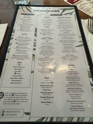 Menu photo 5 Friedman's New York, NY Menu photo 5 Friedman's New York, NY