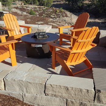 Enzanos - Copper Fire pit and Polywood chairs. - Outdoor Furniture Stores Near Me - Santa Fe, New Mexico